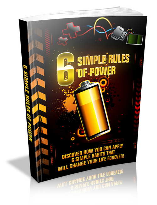 Product picture 6  Simple Rules Of Power (MRR)